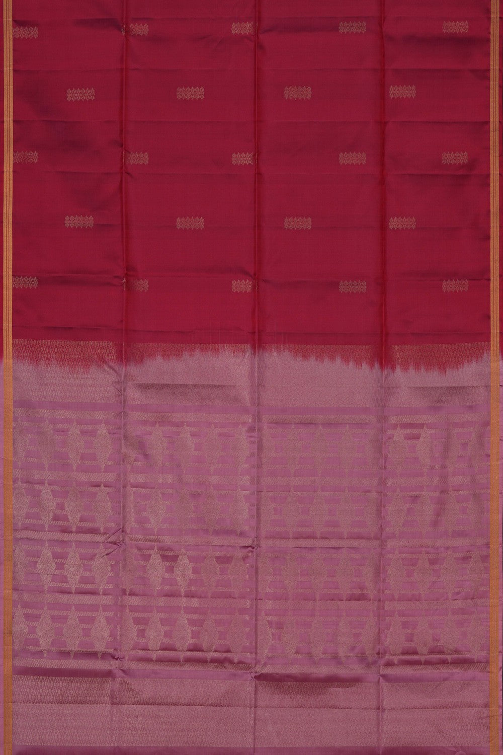 Image of Red South Silk Saree
