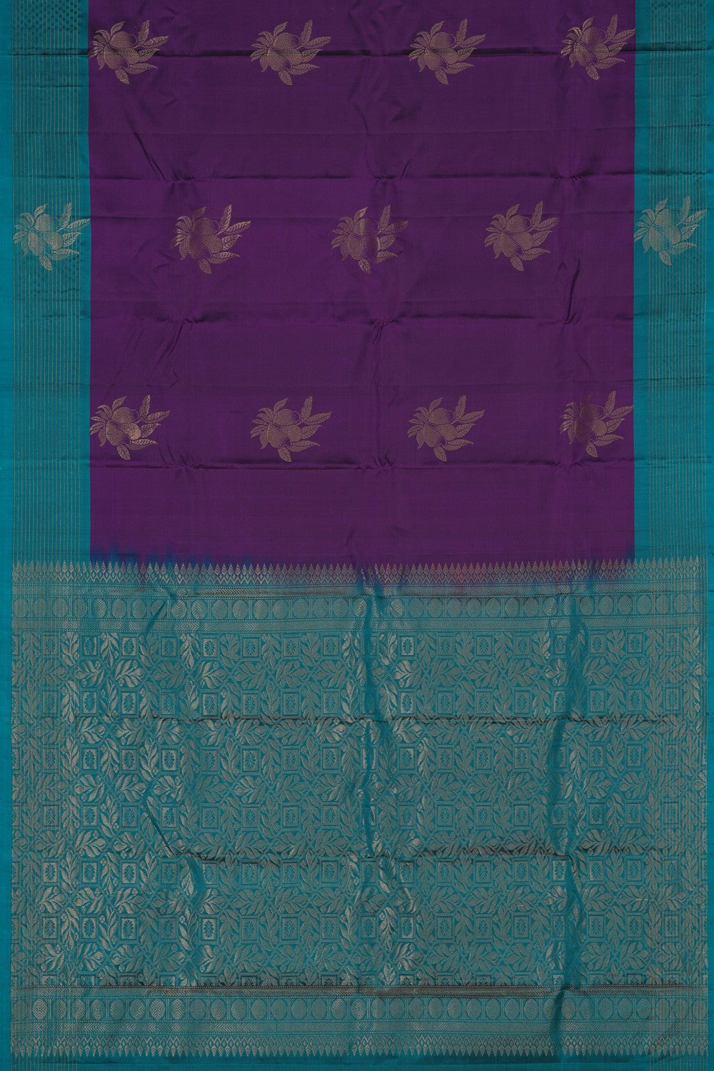 Image of Purple South Silk Saree