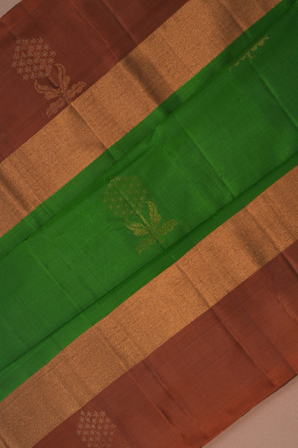 Image of Green South Silk Saree