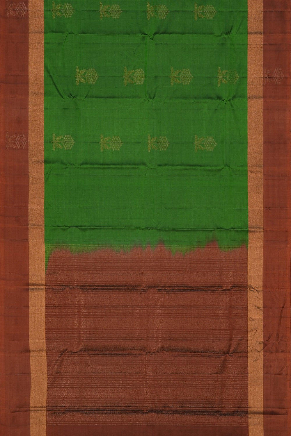 Image of Green South Silk Saree