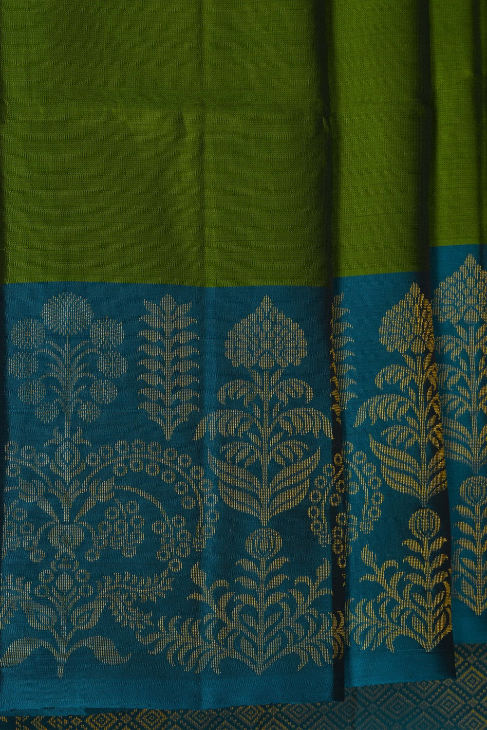 Image of Green South Silk Saree