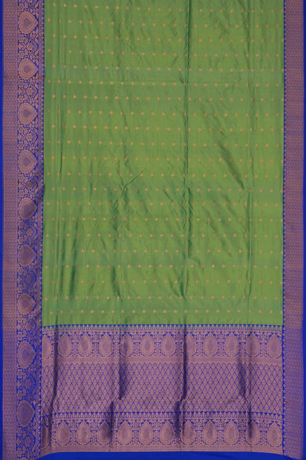 Image of Banarasi Silk Green Saree