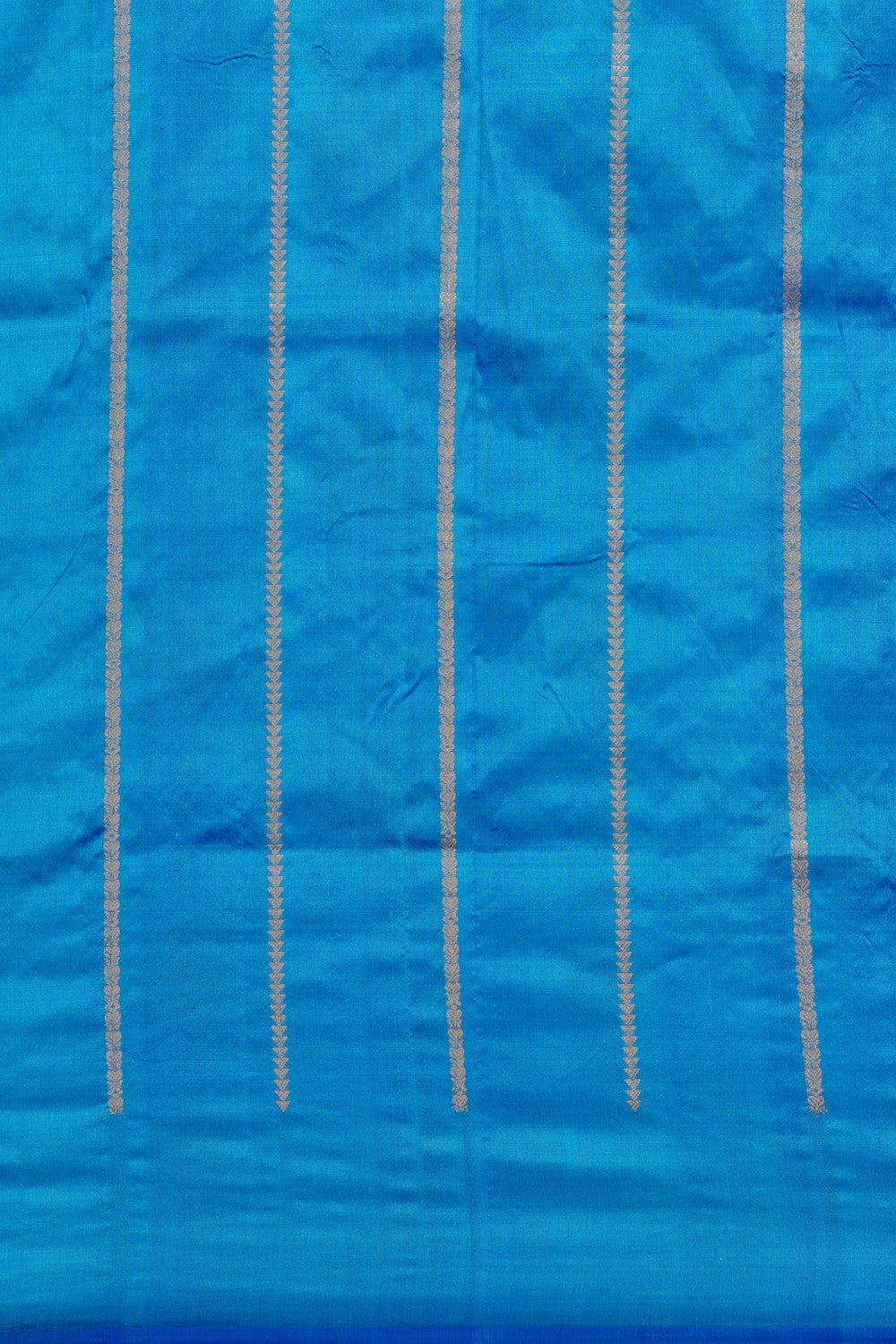 Image of Banarasi Silk Blue Saree