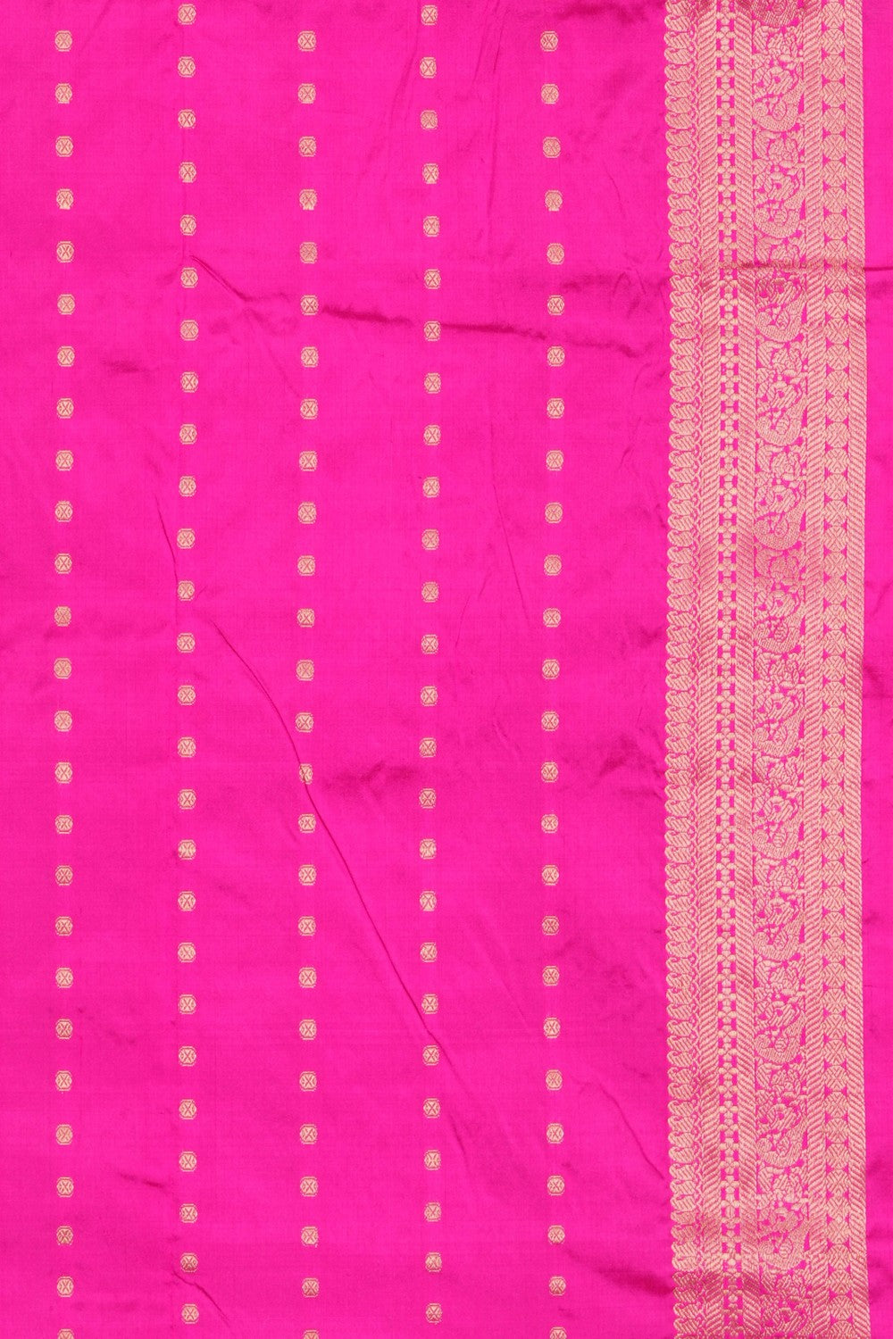 Image of Banarasi Silk Yellow Saree