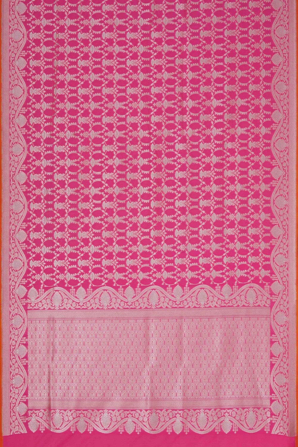 Image of Banarasi Silk Pink Saree