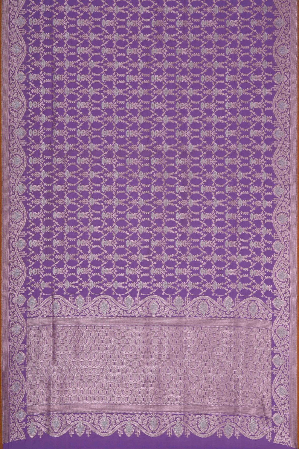 Image of Banarasi Silk Purple Saree
