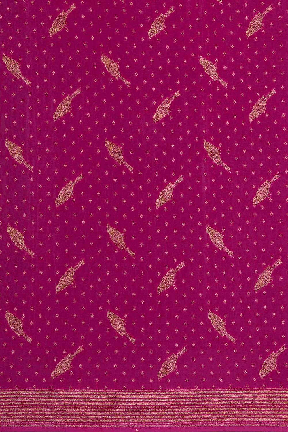 Image of Banarasi Crepe Pink Saree