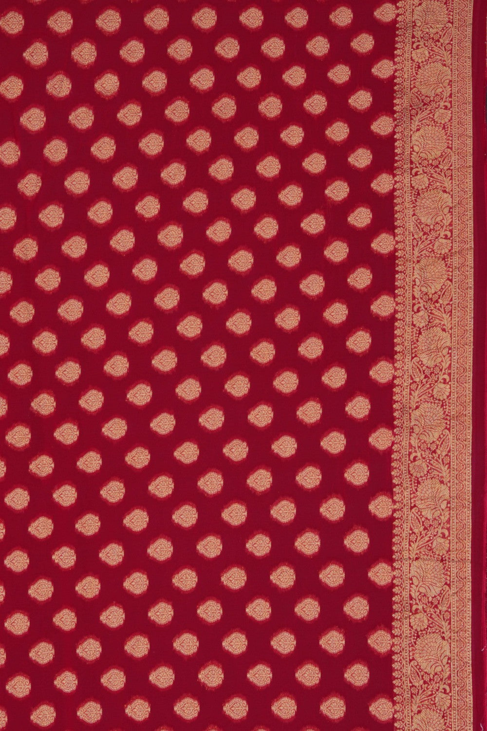 Image of Bandhani Pink Georgette Saree