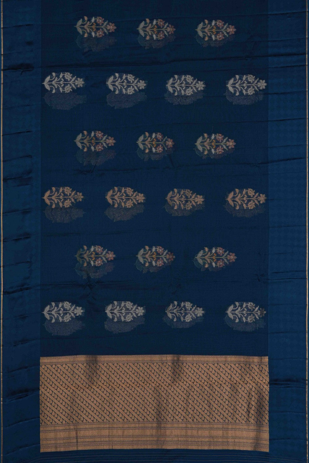 Image of Kota Silk Blue Saree