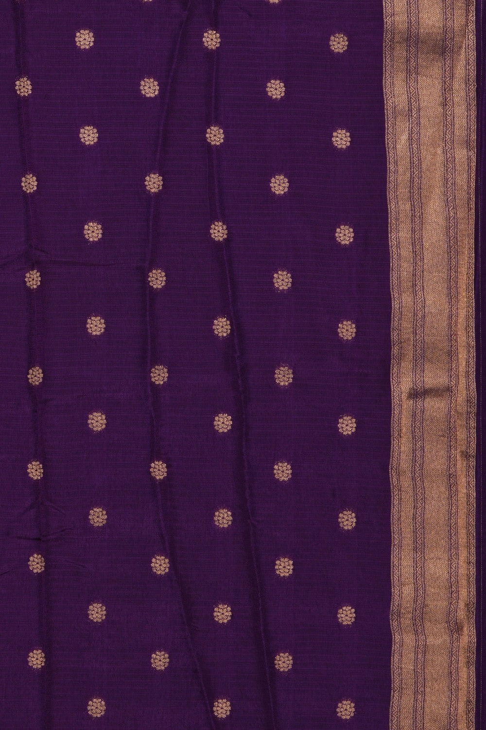 Image of Kota Silk Purple Saree
