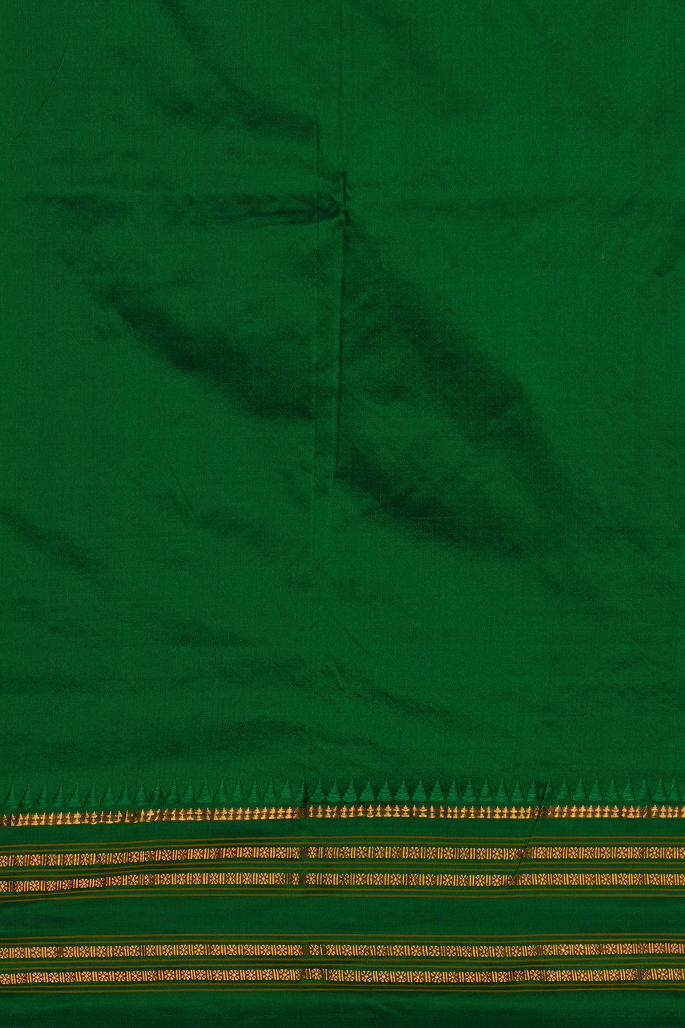 Image of Narayanpet Silk Brown Saree