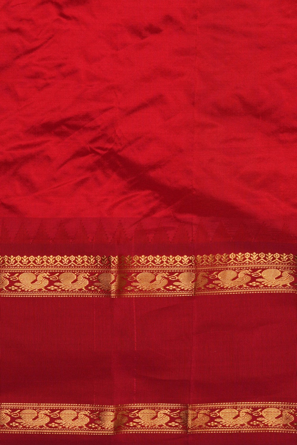 Image of Narayanpet Silk Yellow Saree