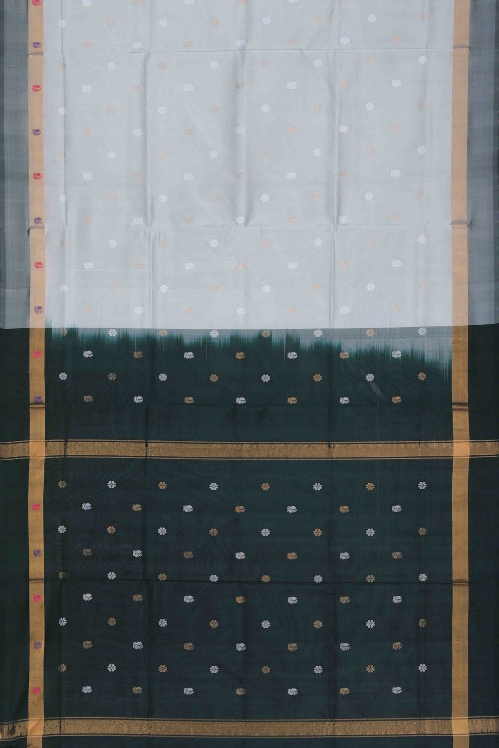Image of Grey Uppada Silk Saree