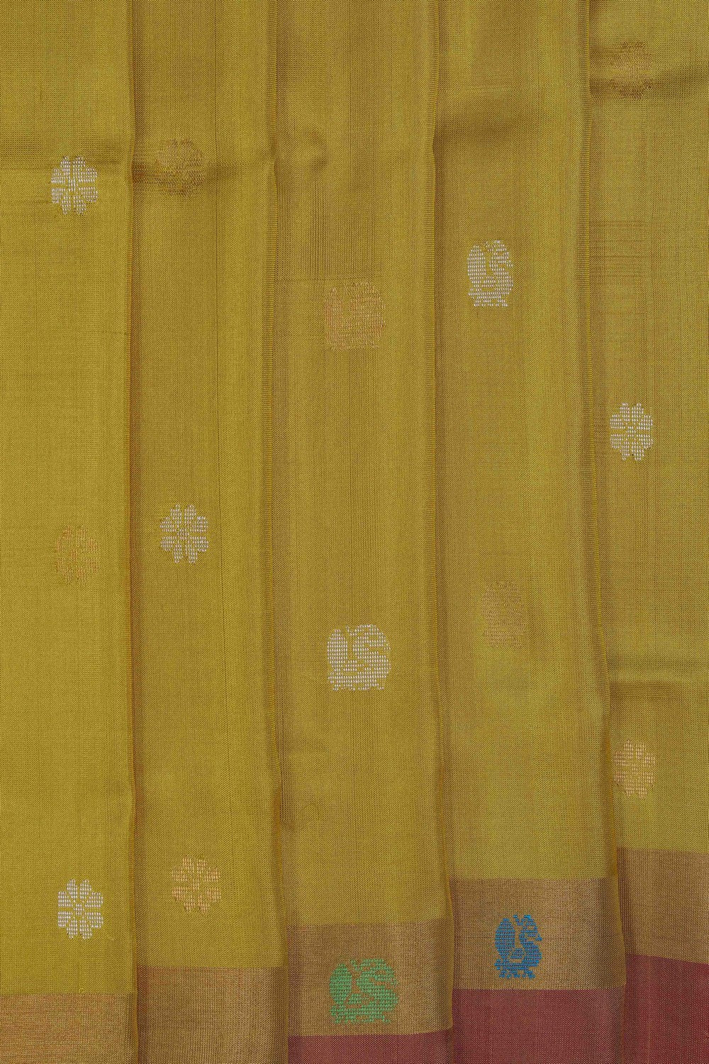 Image of Spring Yellow Uppada Silk Saree