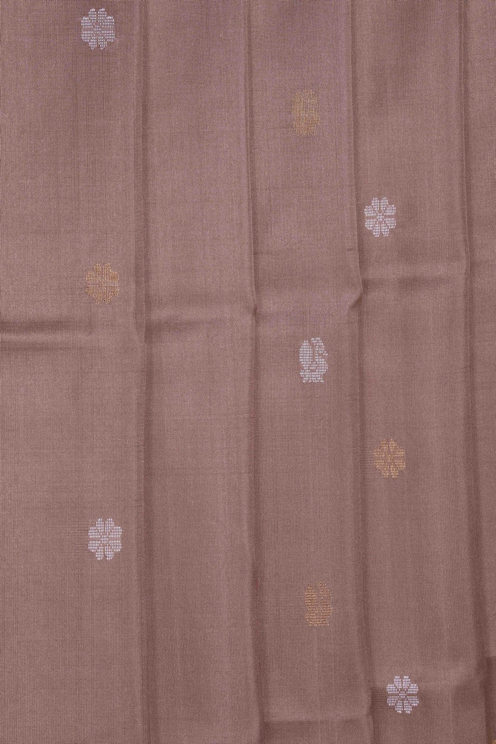 Image of Caramel-Brown Uppada Silk Saree