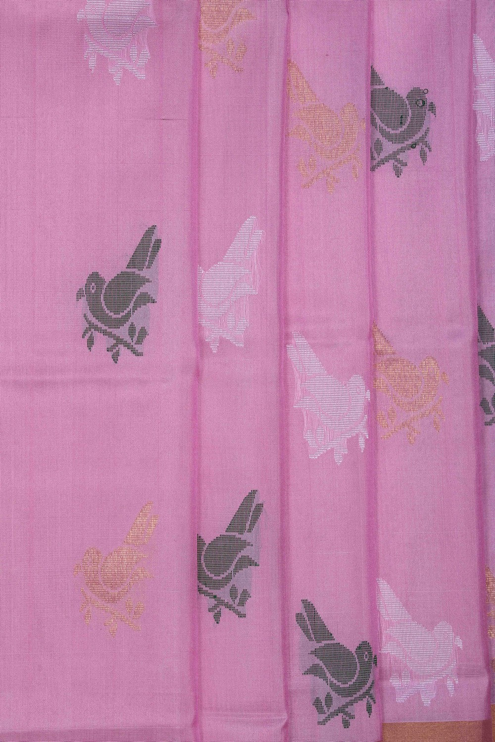 Image of Pink Uppada Silk Saree