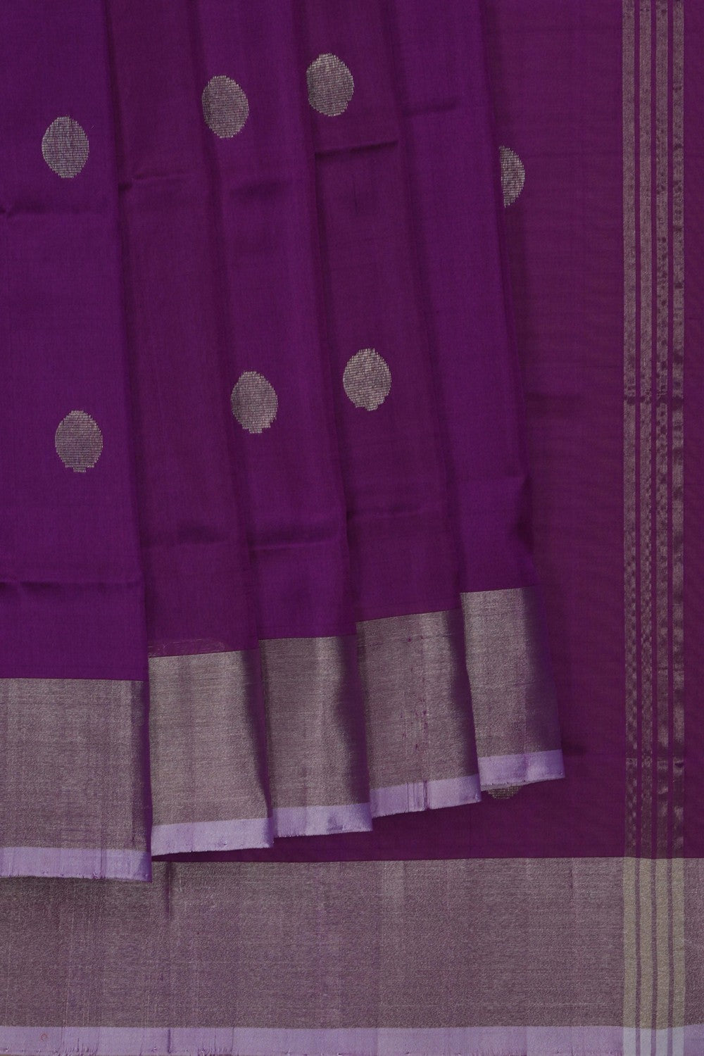 Image of Uppada Silk Purple Saree