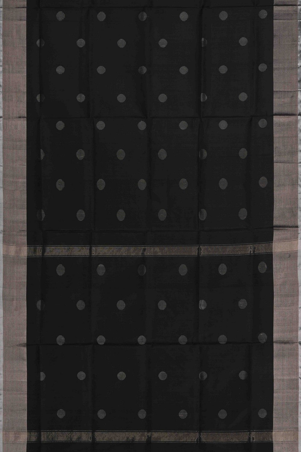 Image of Uppada Silk Black Saree