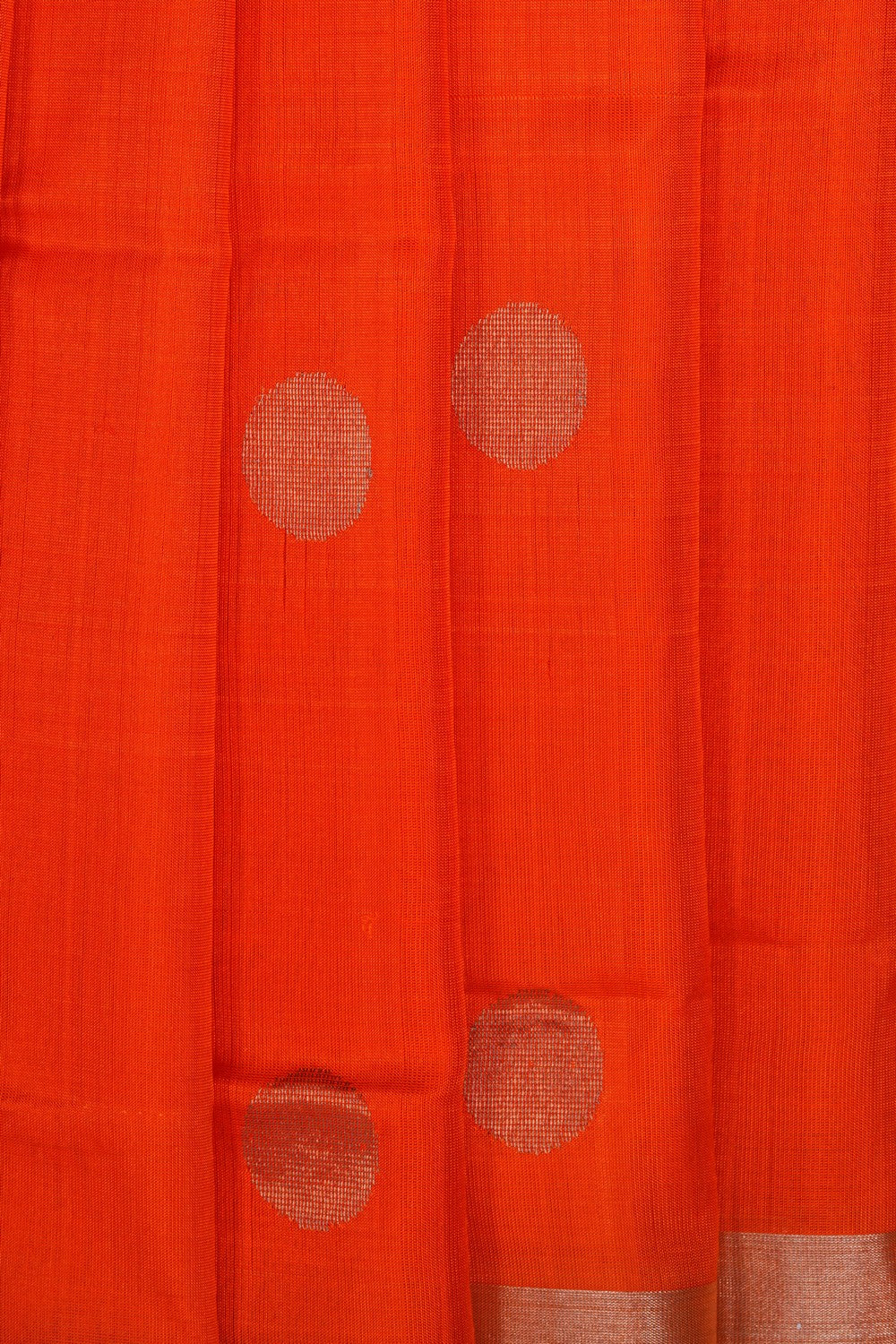 Image of Uppada Silk Orange Saree