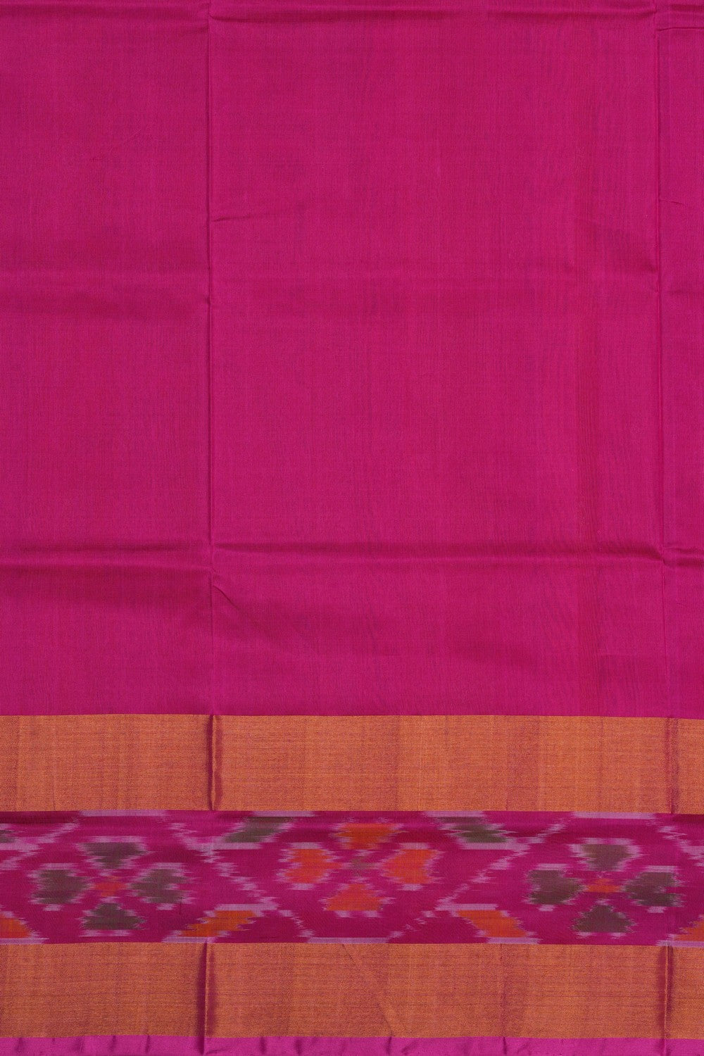 Image of Uppada Silk Orange Saree
