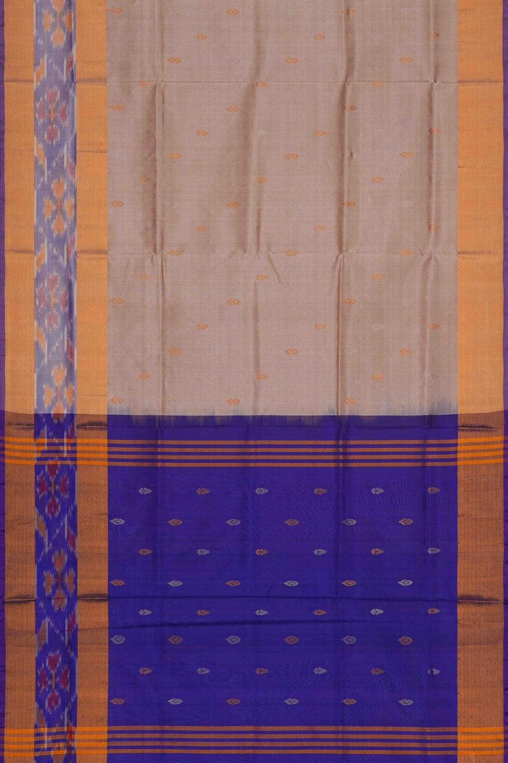 Image of Uppada Silk Biege Saree