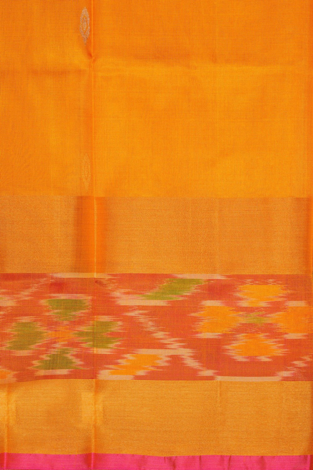 Image of Uppada Silk Mustard Saree