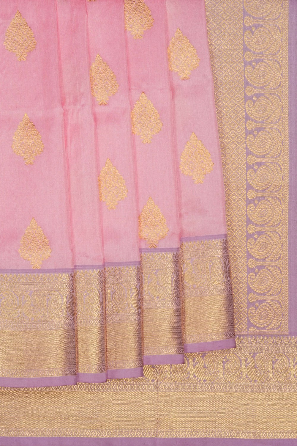 Image of Venkatagiri Pink Saree