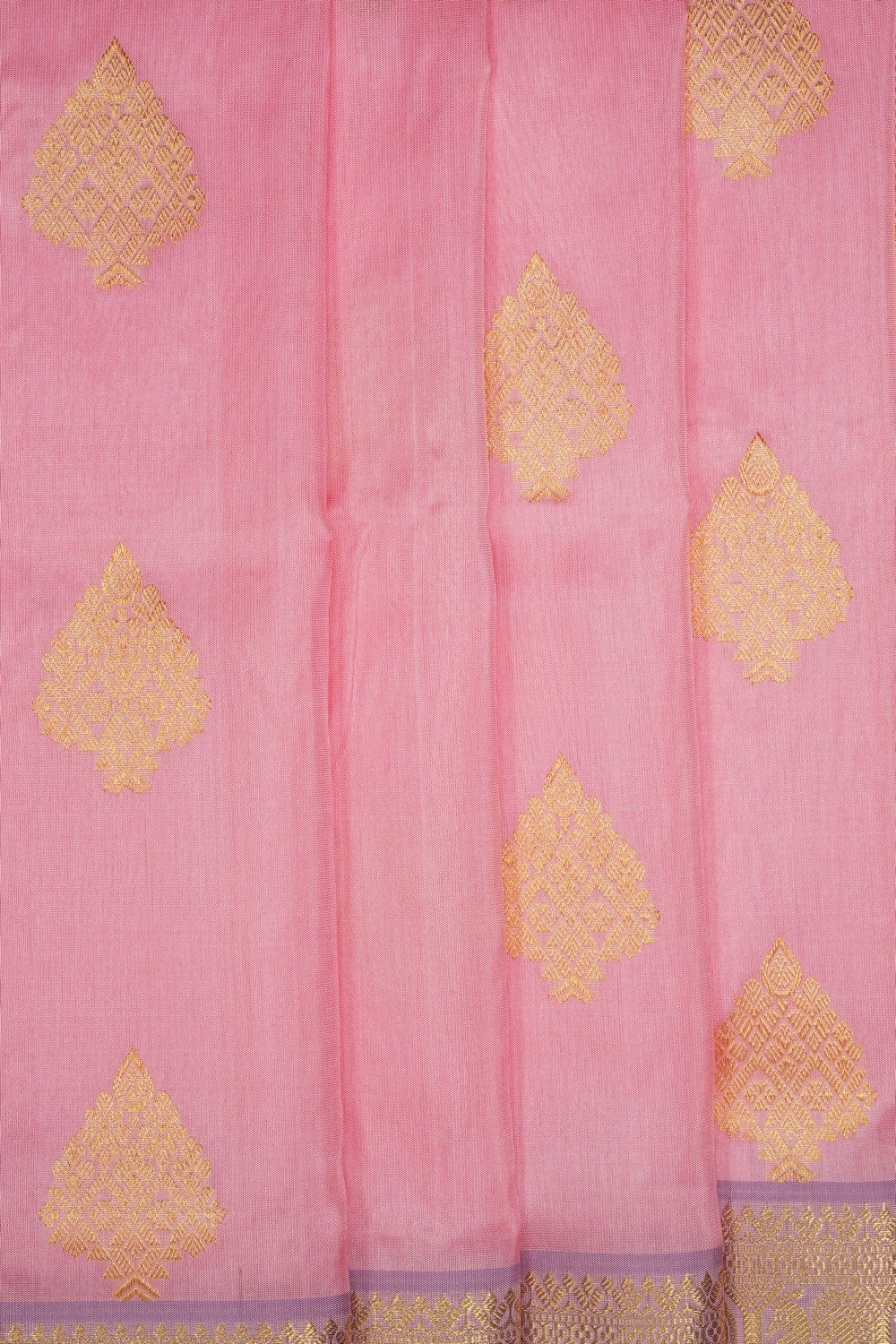 Image of Venkatagiri Pink Saree