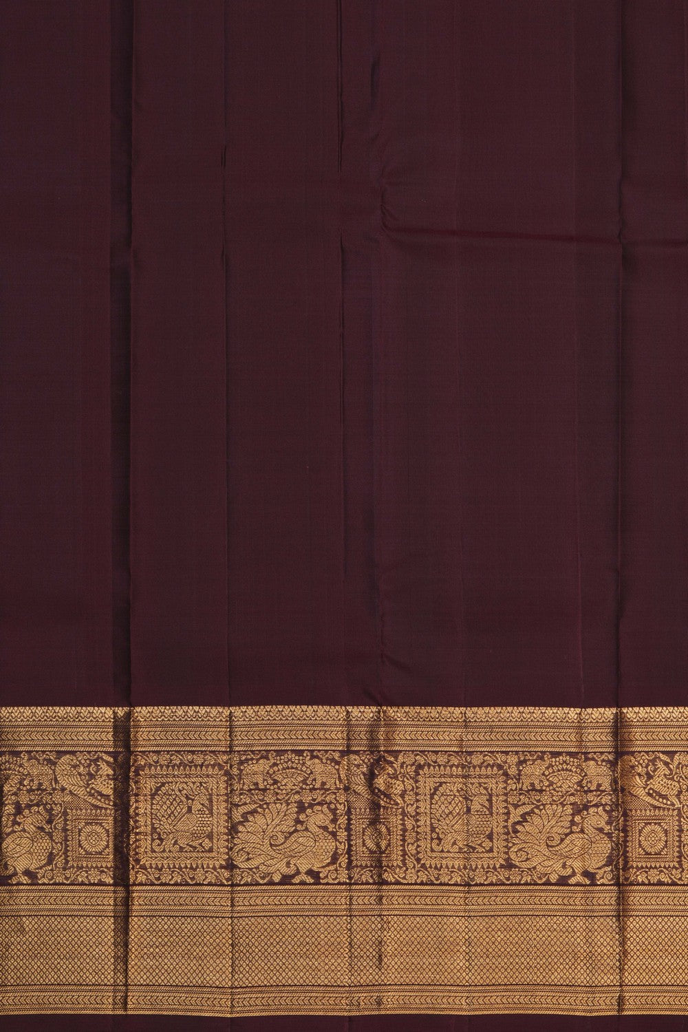 Image of Gadwal Silk Orange Saree