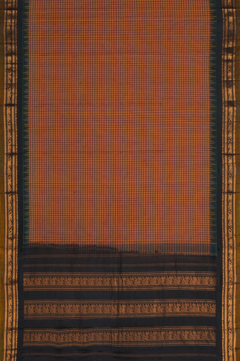 Image of Gadwal Cotton Kattam Saree