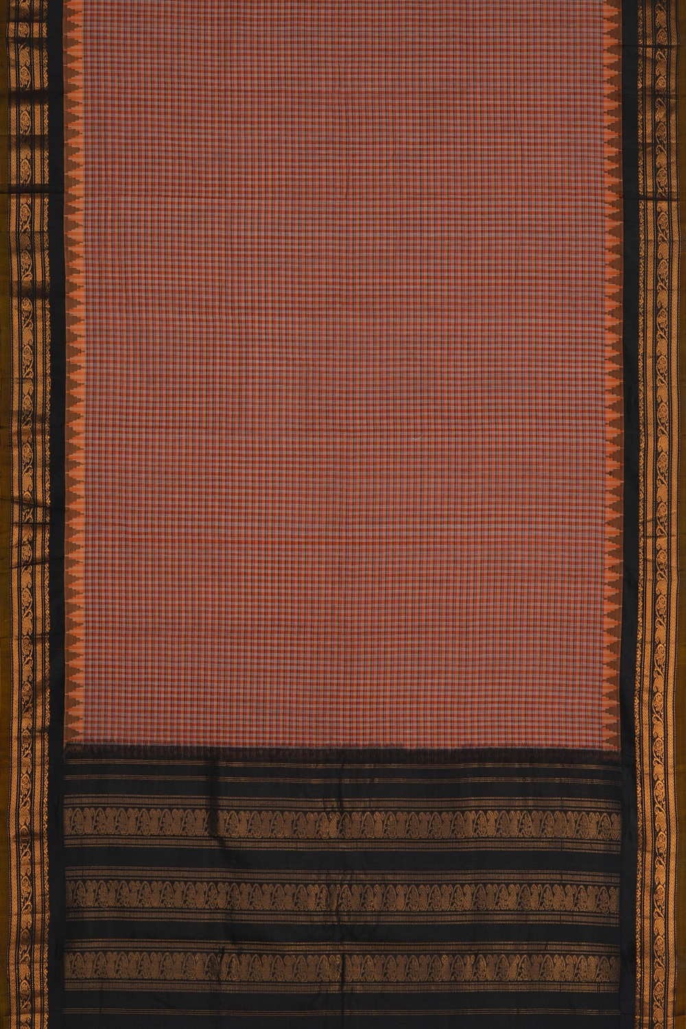 Image of Gadwal Cotton Kattam Saree