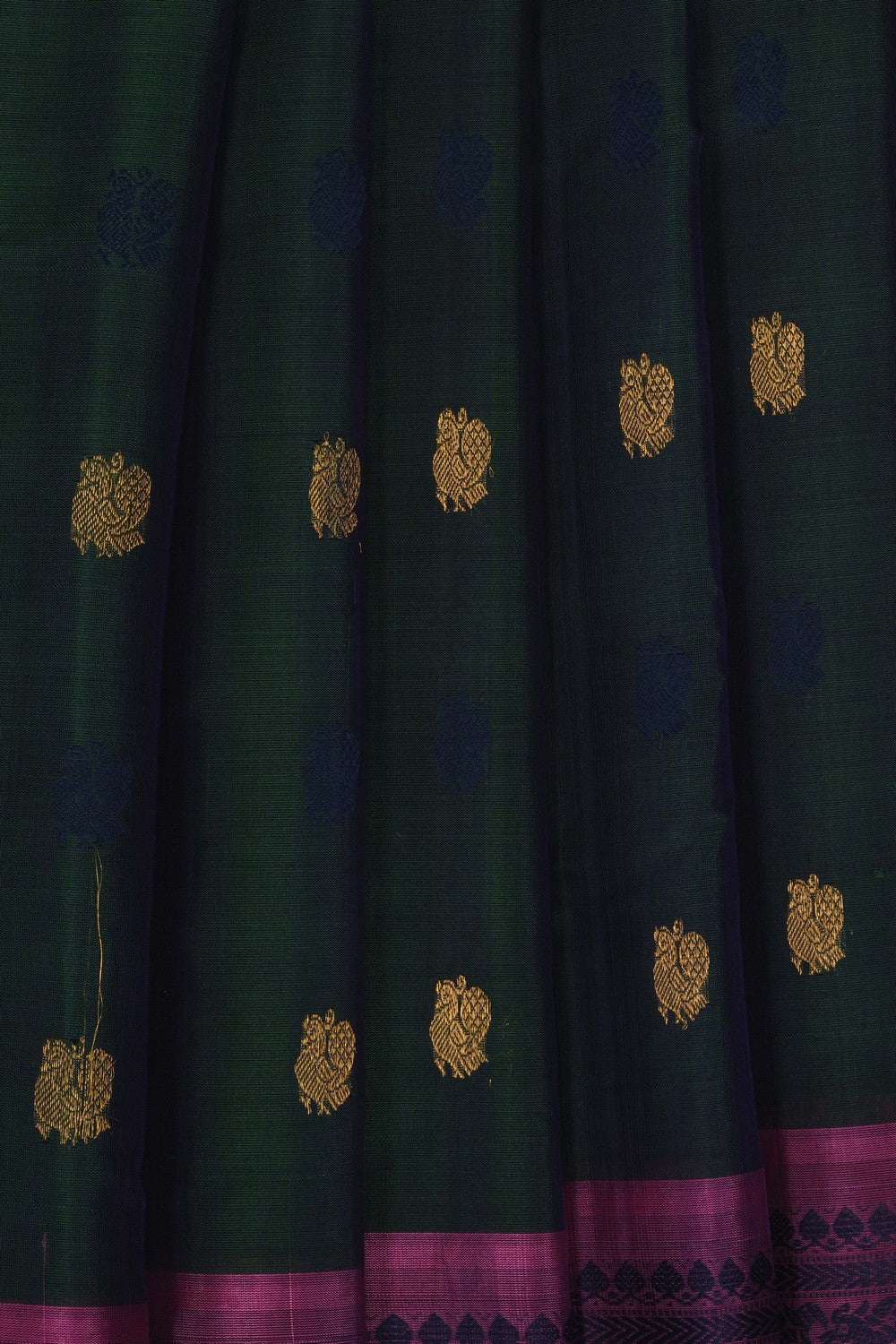 Image of Gadwal Linen Silk Saree