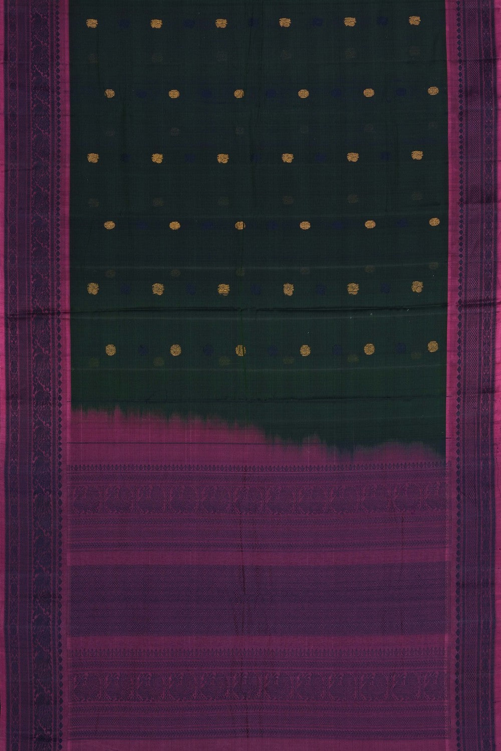 Image of Gadwal Linen Silk Saree