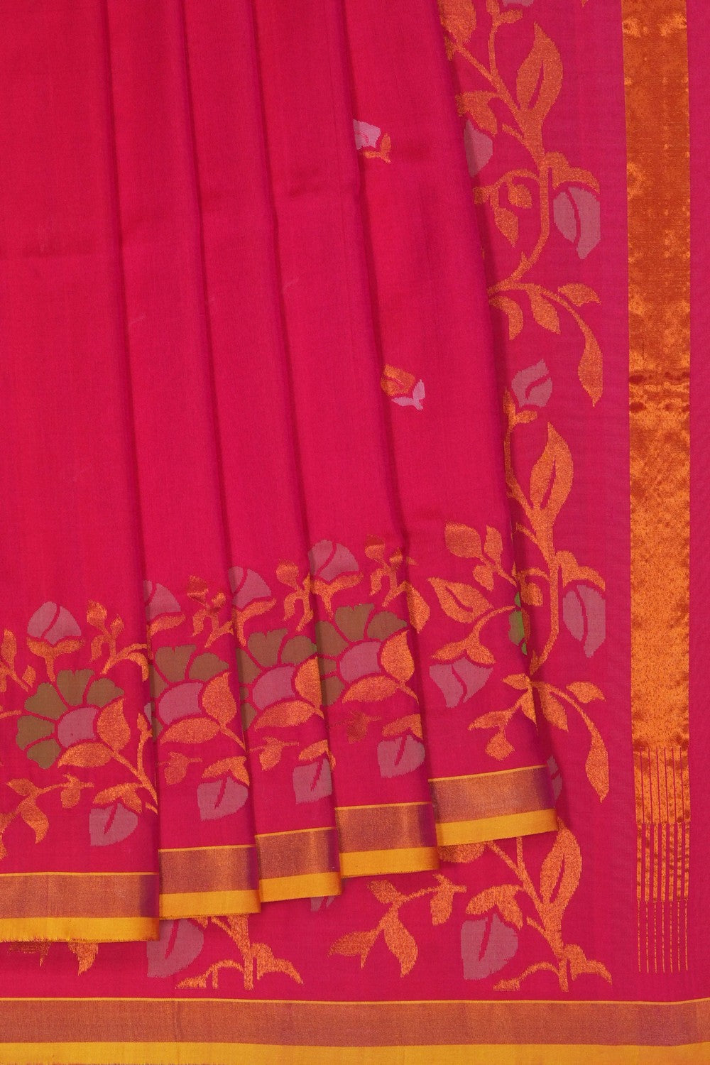 Image of Uppada Silk Pink Saree