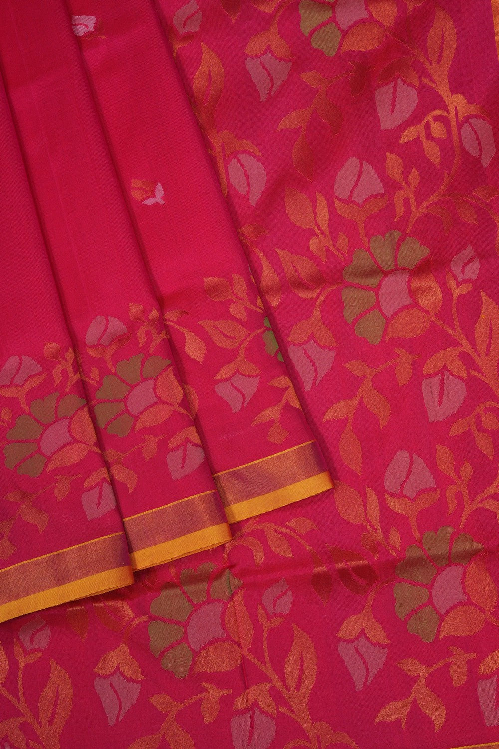 Image of Uppada Silk Pink Saree