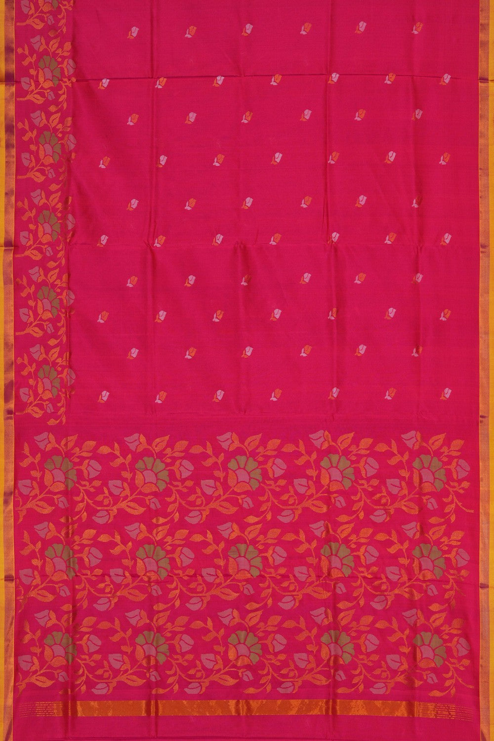 Image of Uppada Silk Pink Saree