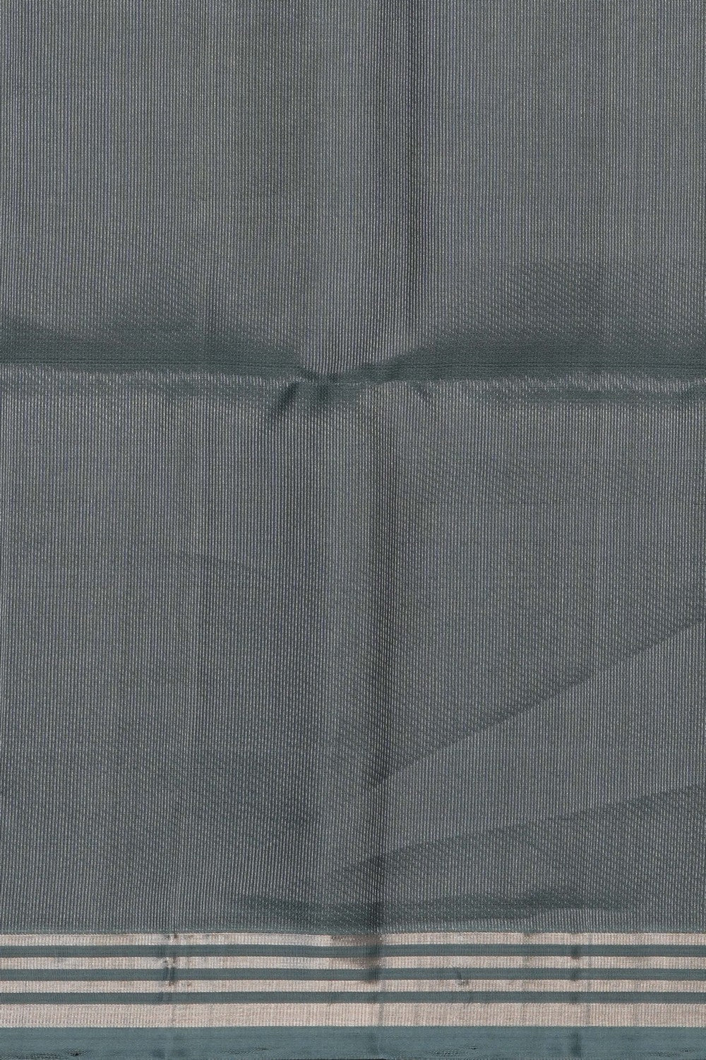 Image of South Kora Silk Grey Saree
