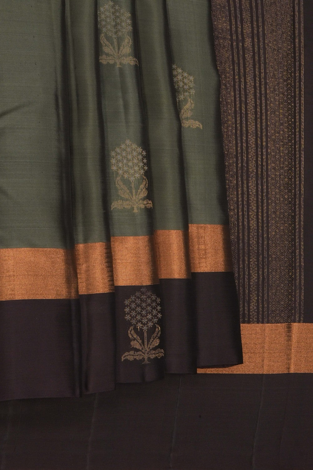 Image of South Silk Grey Saree
