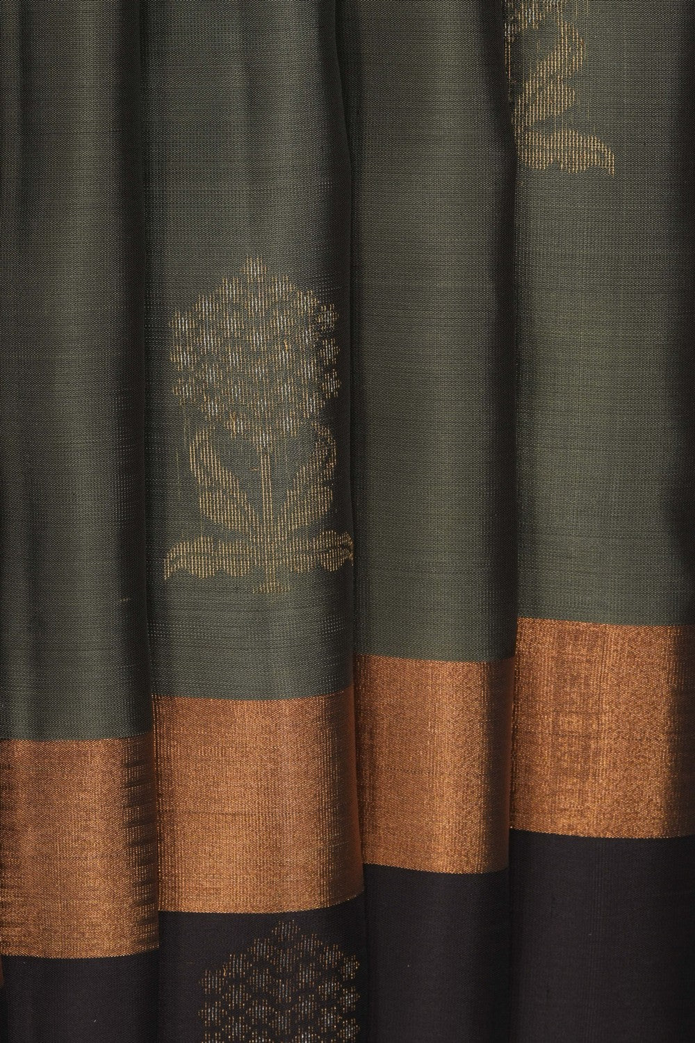 Image of South Silk Grey Saree