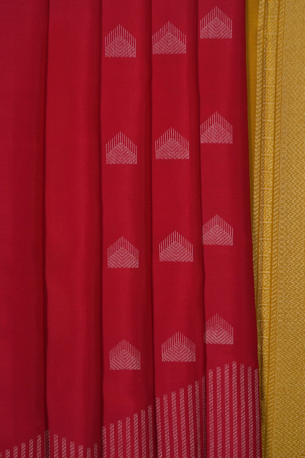 Image of South Silk Red Saree
