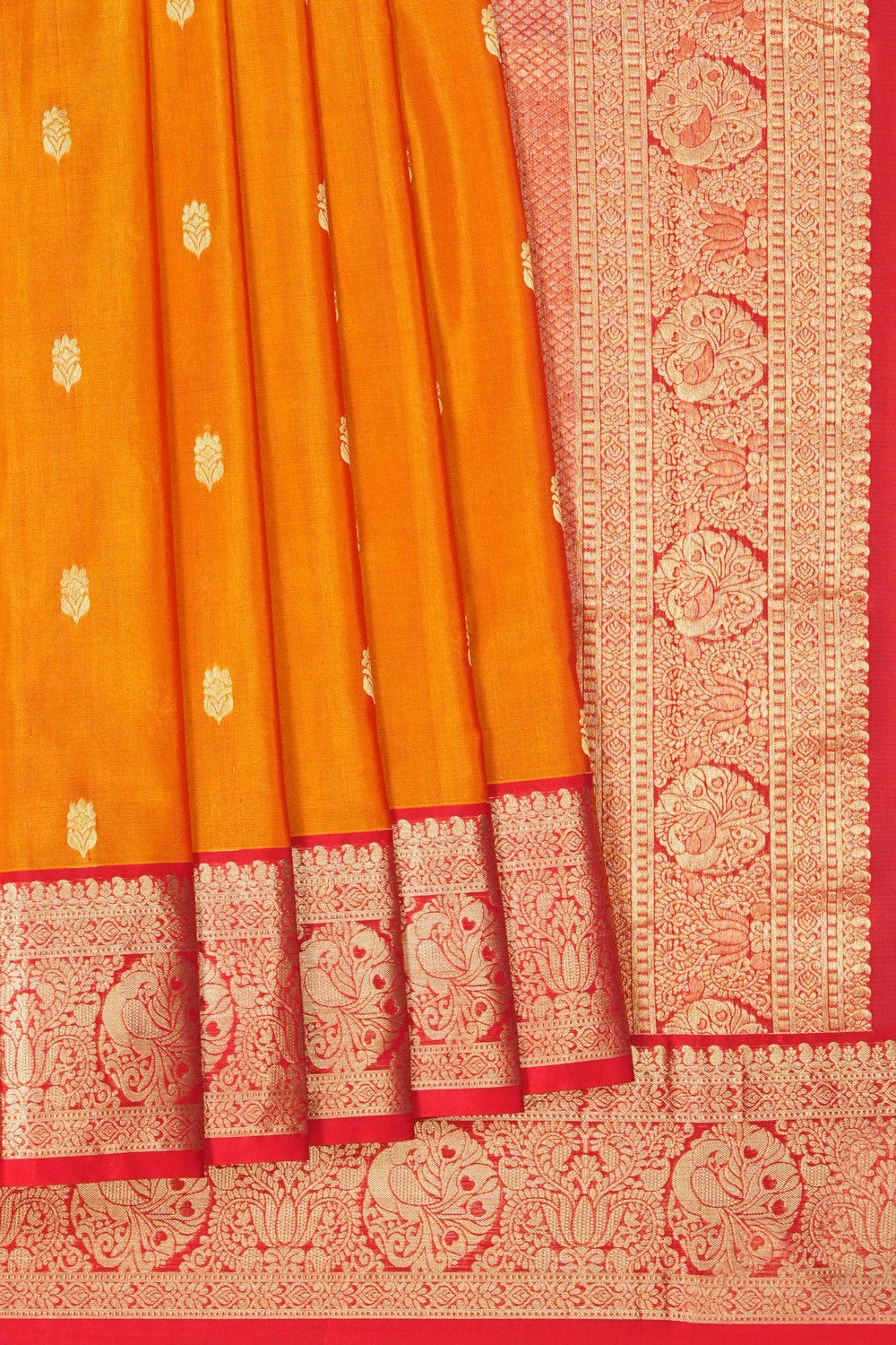 Image of South Silk Mustard Saree