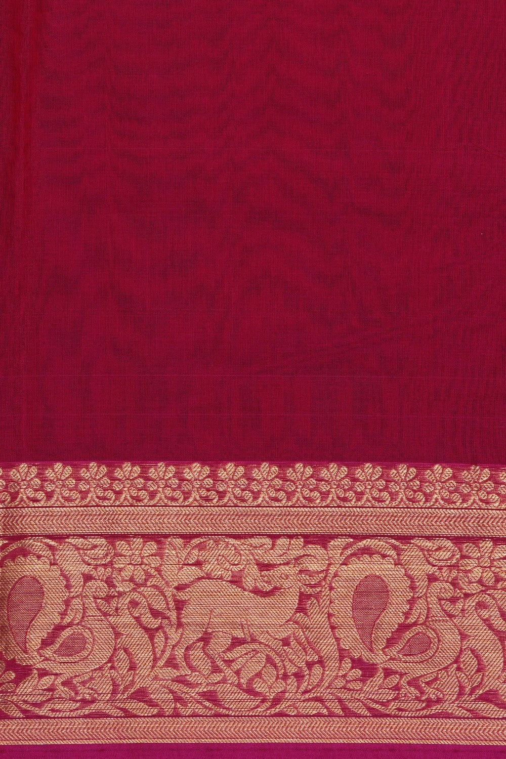 Image of Fuchsia Pink South Silk Cotton Saree