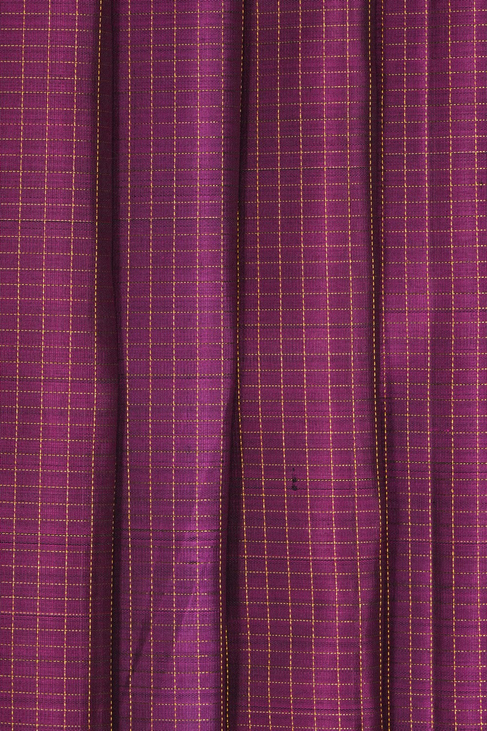 Image of Purple Arani Silk Kattam Saree