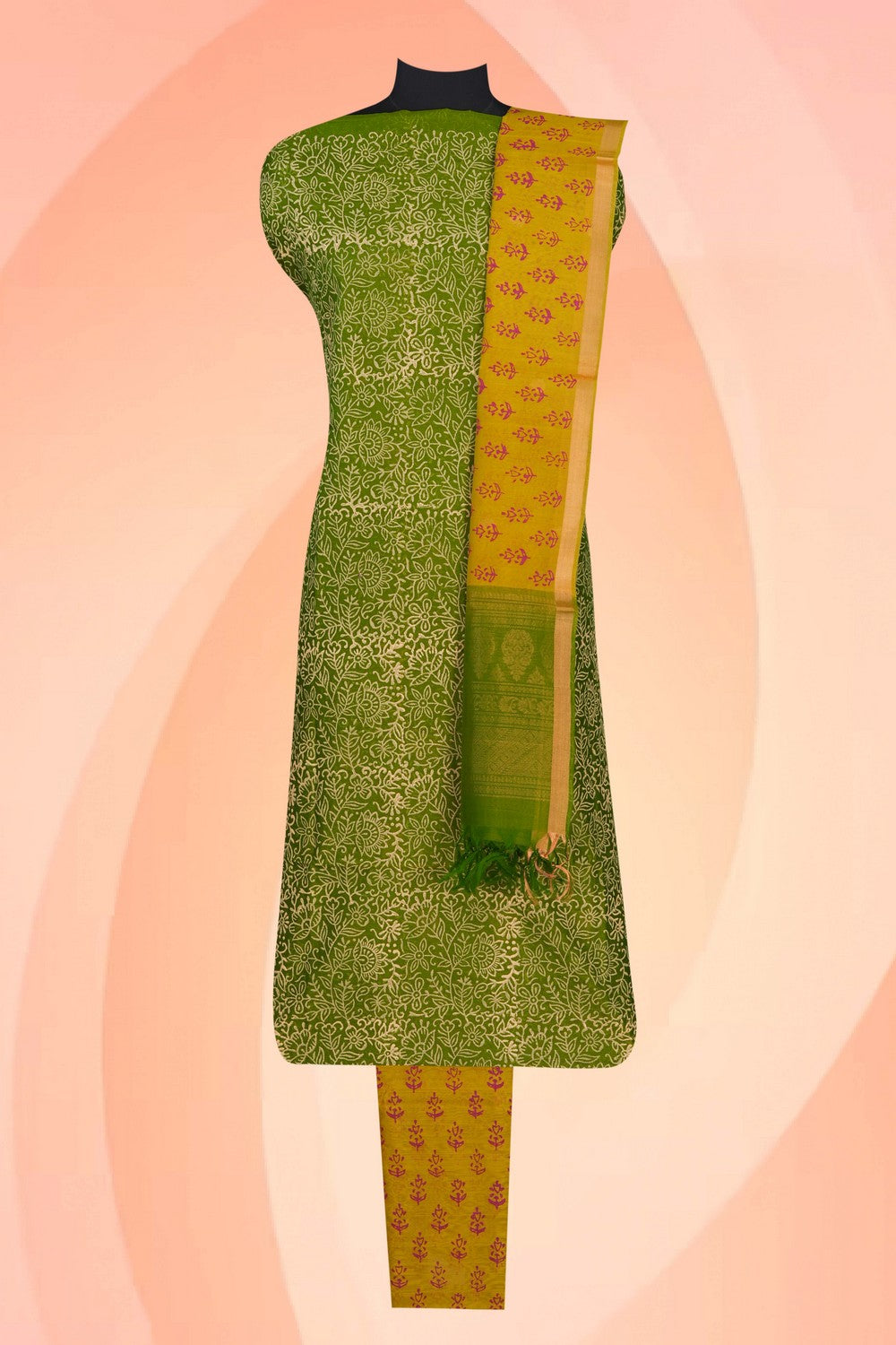 Image of Unstitched Suit Set Fabric (3 Pcs Set)