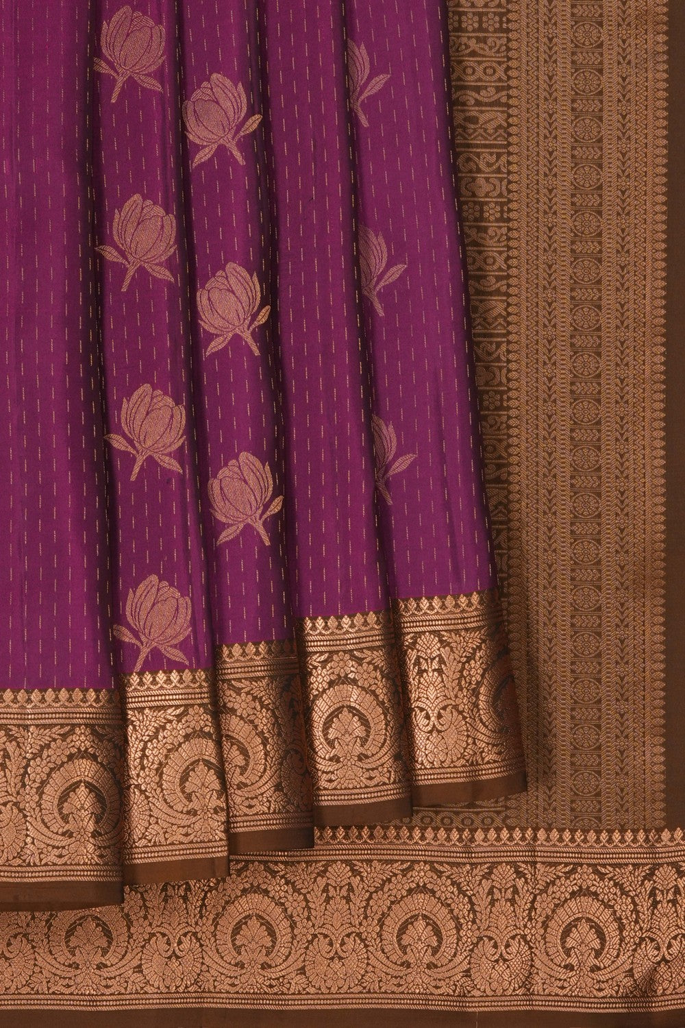 Image of South Silk Magenta Saree