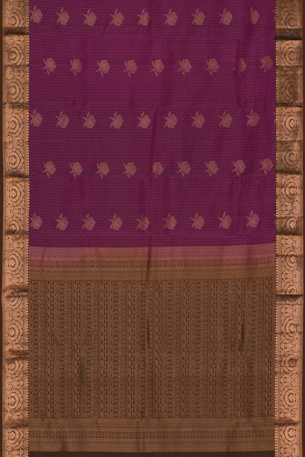 Image of South Silk Magenta Saree