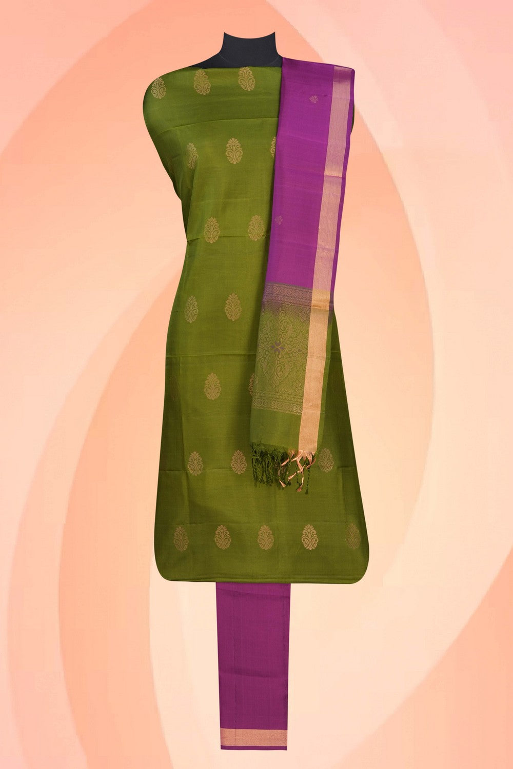 Image of Unstitched Suit Set Fabric (3 Pcs Set)
