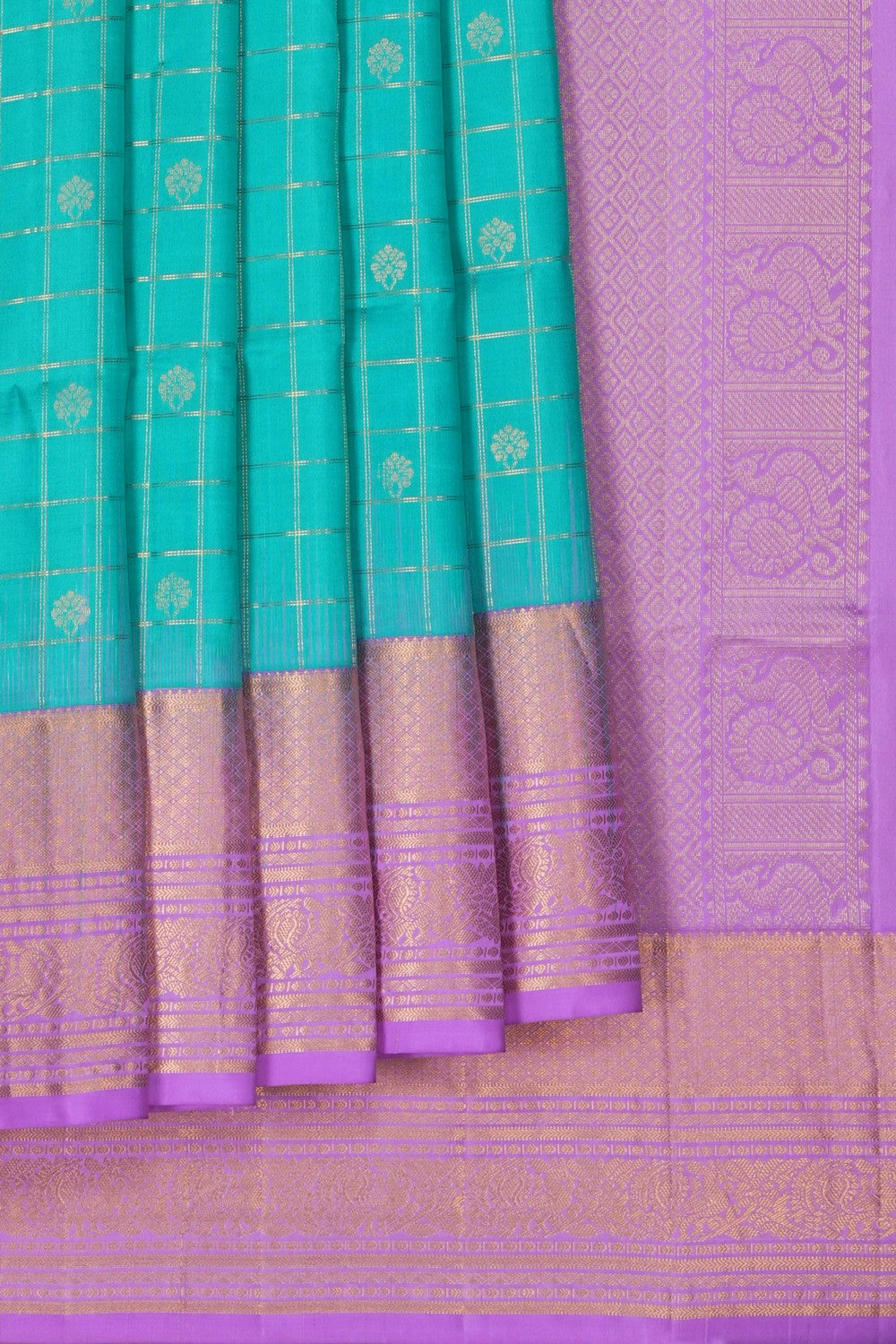 Image of Green South Silk Saree