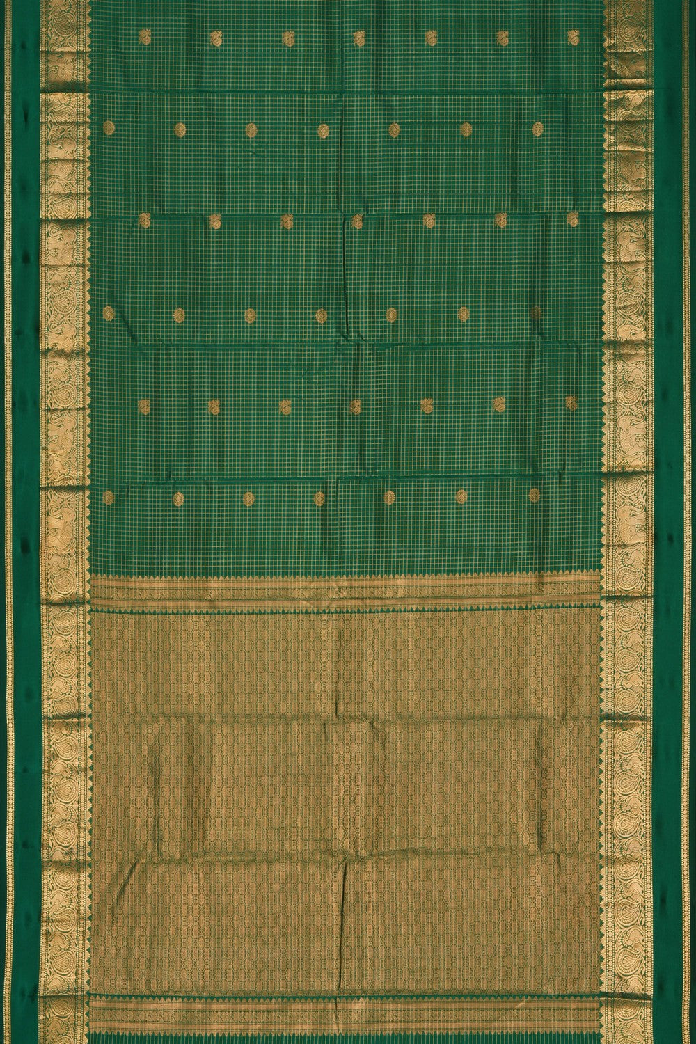 Image of Green South Silk Saree