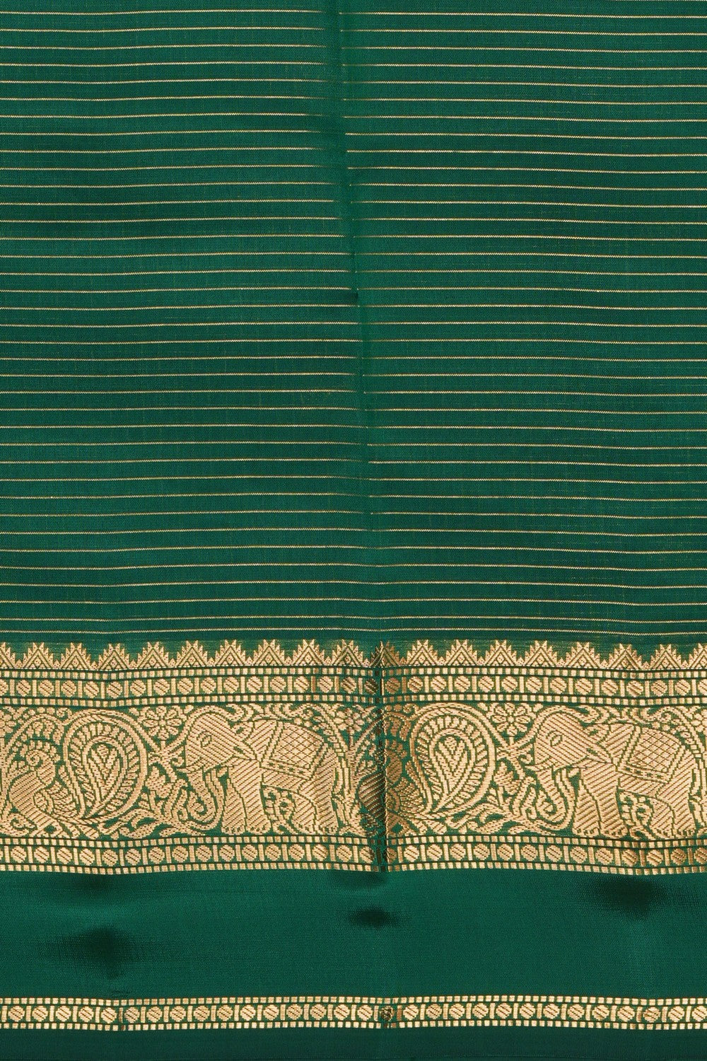 Image of Green South Silk Saree